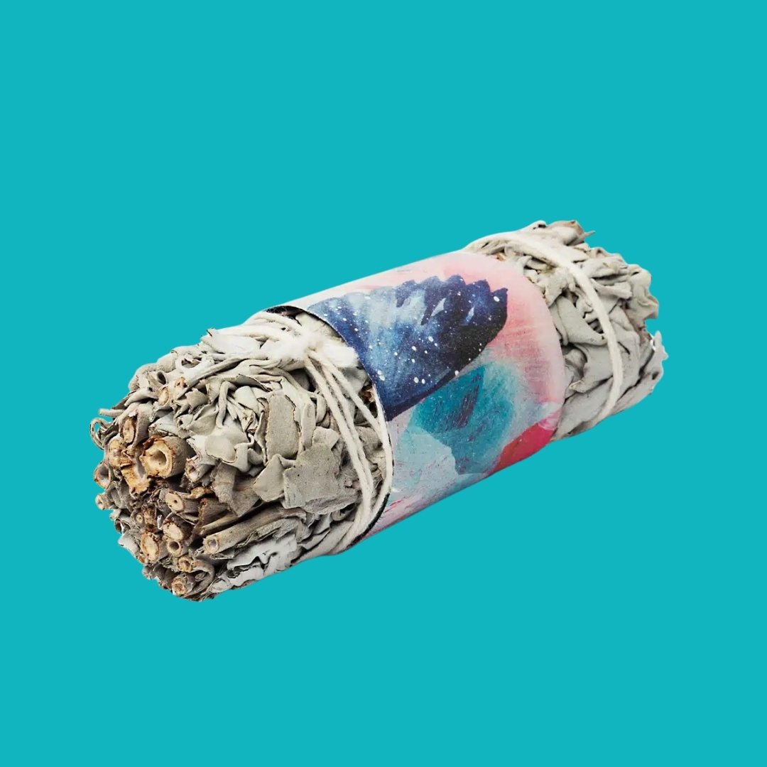 Tocha de Sálvia Branca – Incenso Natural de Defumação 100% Natural