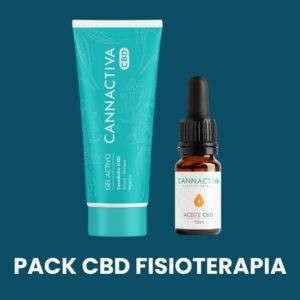 PACK CBD FISIOTERAPIA – Óleo CBD 5% (10ml) + Gel Activo CBD (70ml)