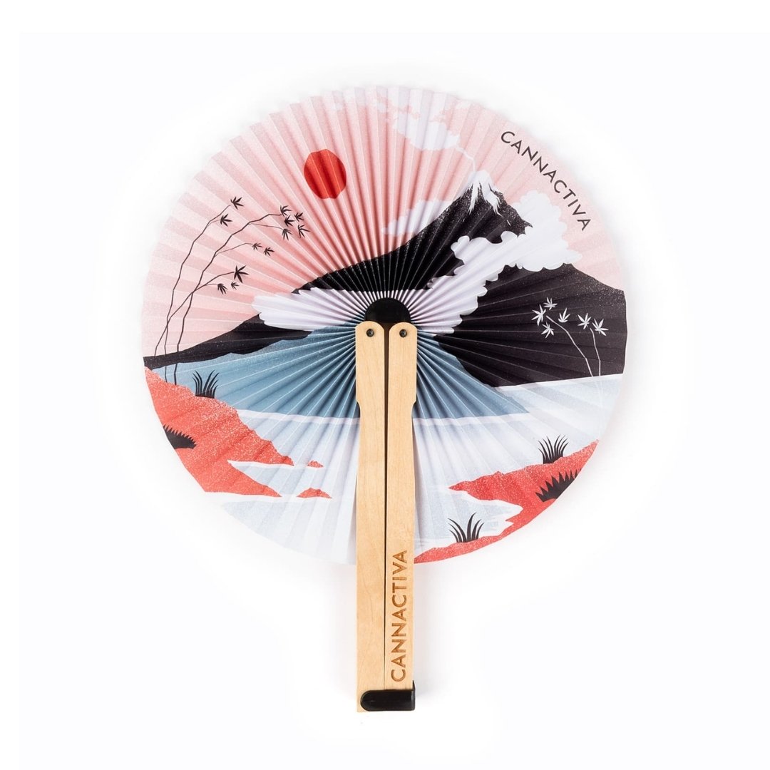 Leque Japonês Pai Pai – Design Ikigai Cannactiva - Image 2