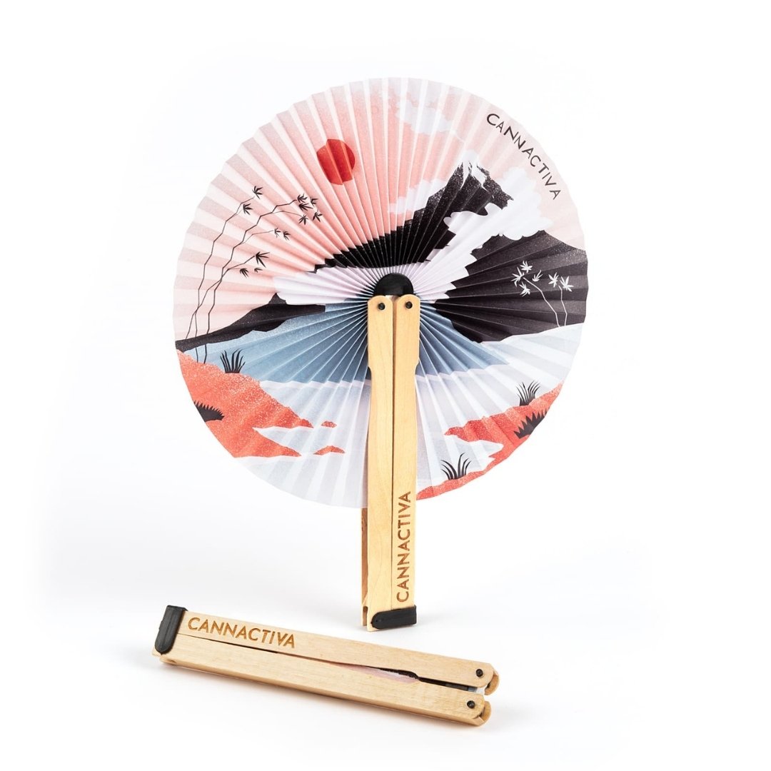 Leque Japonês Pai Pai – Design Ikigai Cannactiva - Image 3