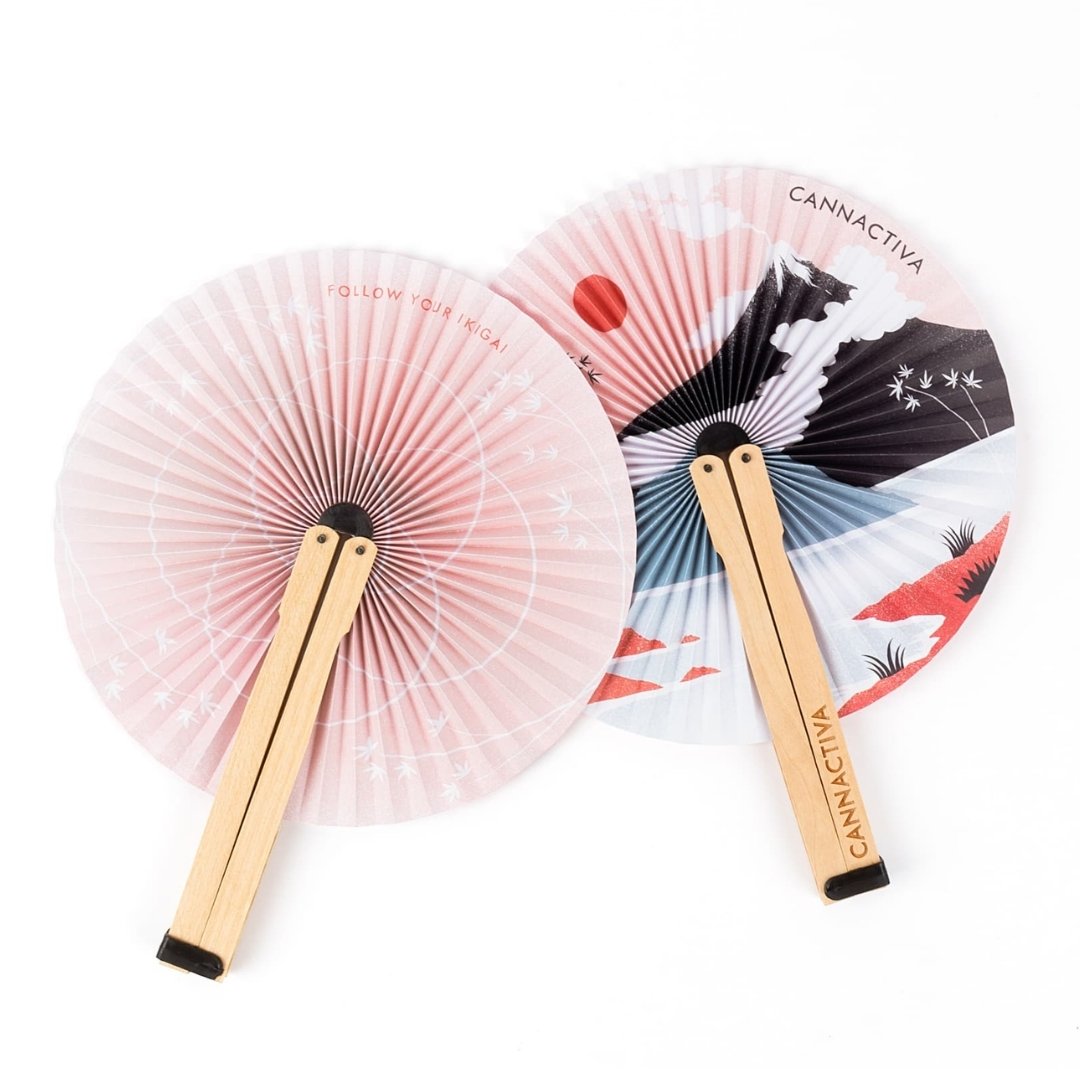 Leque Japonês Pai Pai – Design Ikigai Cannactiva - Image 4