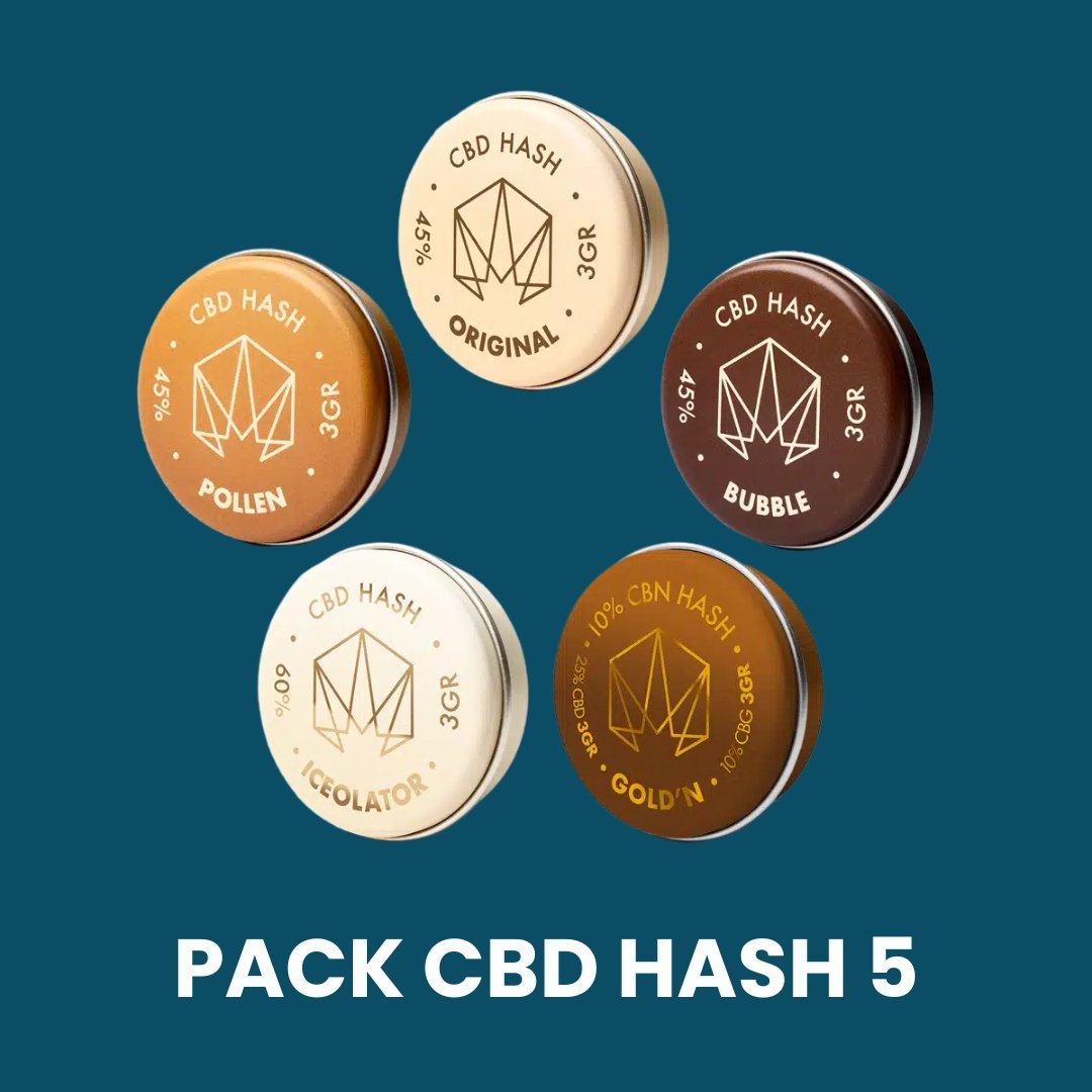 PACK CBD HASH 5 – Edição Premium