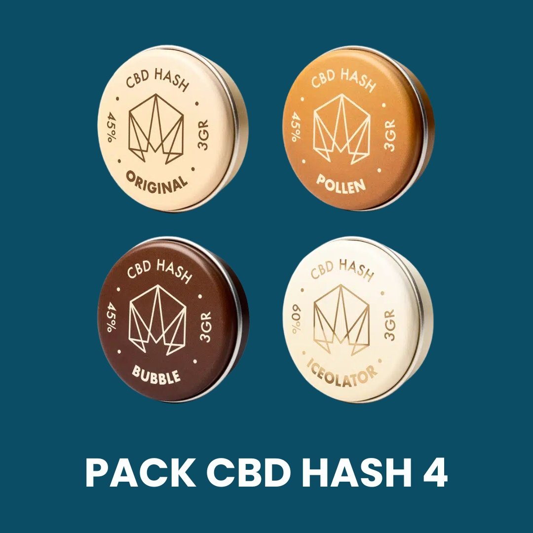 PACK CBD HASH 4 – Edição Premium